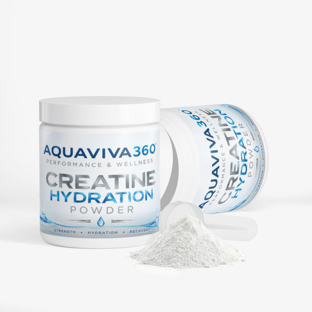 Polvo Hidratante con Creatinina y Electrolitos esenciales/ AquaViva360, Creatine & Hydration Powder
