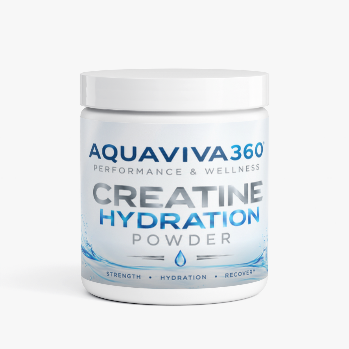 Polvo Hidratante con Creatinina y Electrolitos esenciales/ AquaViva360, Creatine & Hydration Powder