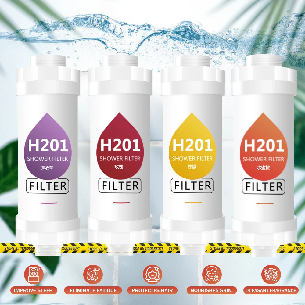 Filtro de Ducha Aromatico con Infusion de Esencias Aquaviva360